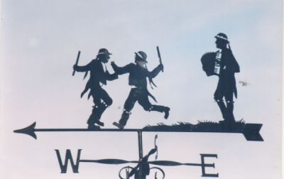 MOrris Dancers weather vane